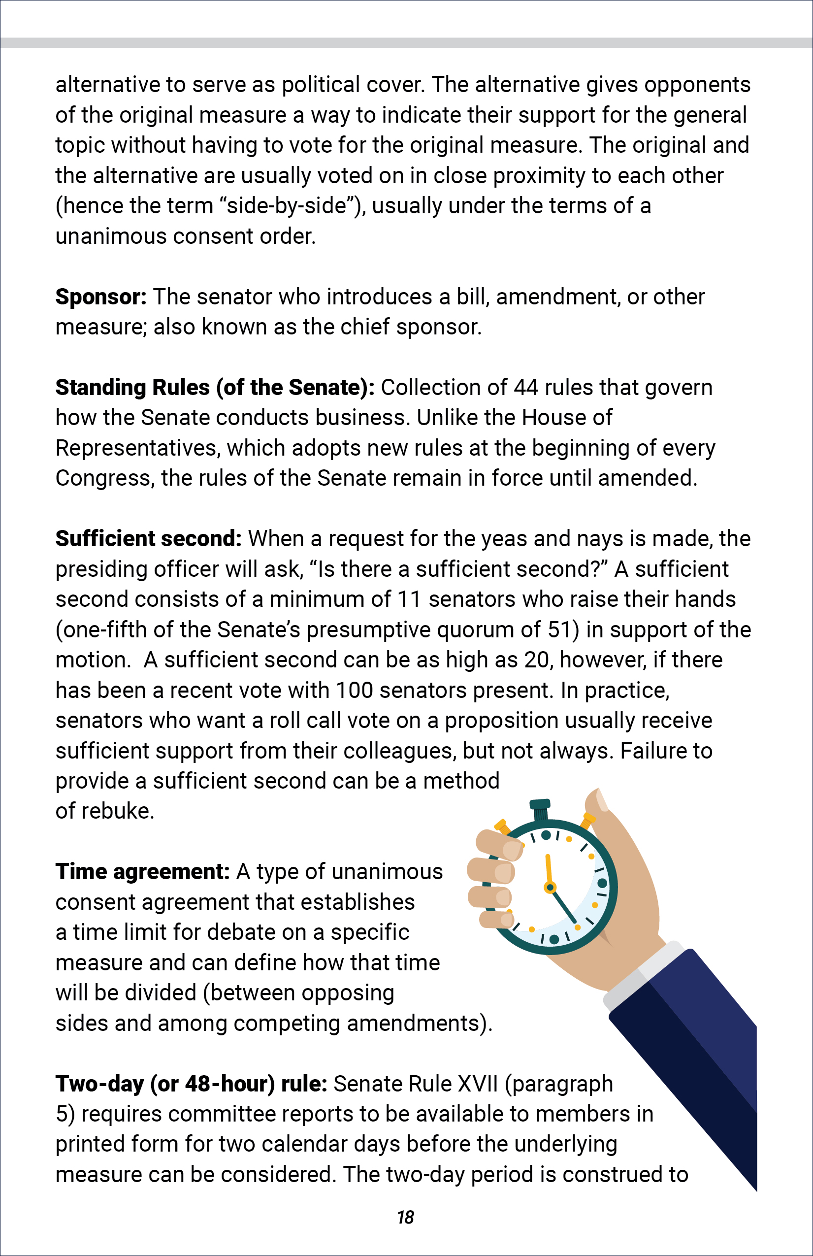 Senate Glossary of Terms