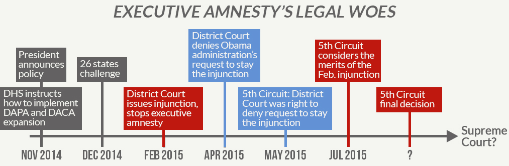 Executive Amnesty's Legal Woes