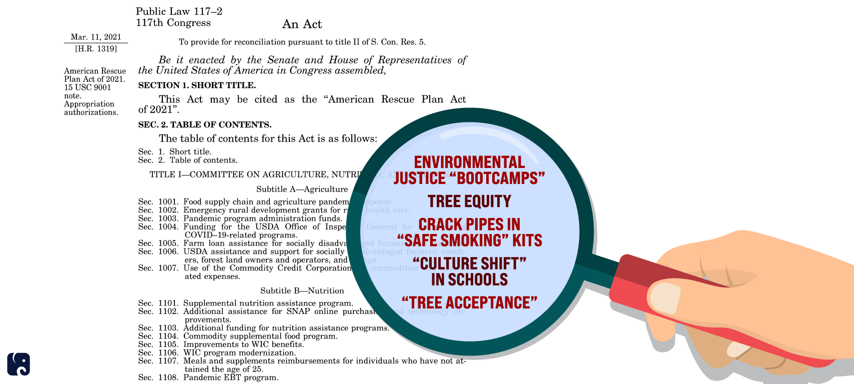 Liberal Nonsense Hidden in the Fine Print