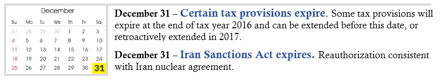 Policy calendar U.S. Senate - 3