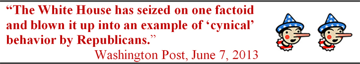 Washing Post Fact Checker on confirmations