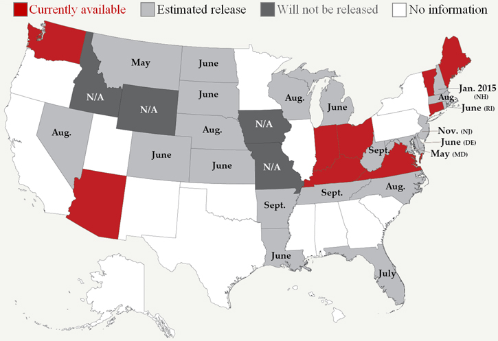 Expected release date for preliminary 2015 premium rates